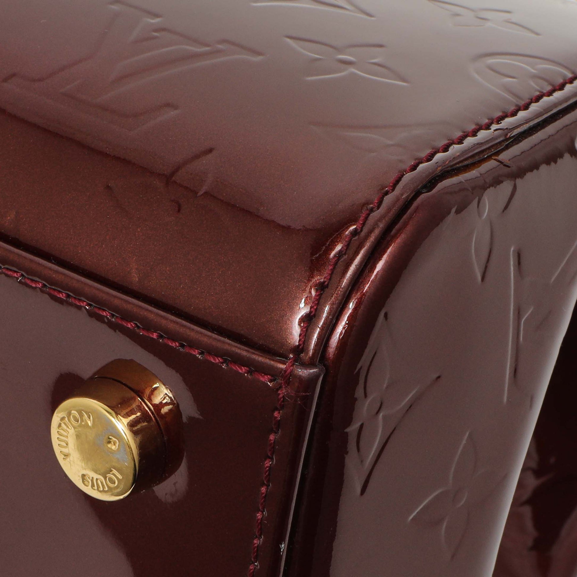 Exclusive Louis Vuitton Rouge Fauviste Vernis Brea MM — Alternate View 7