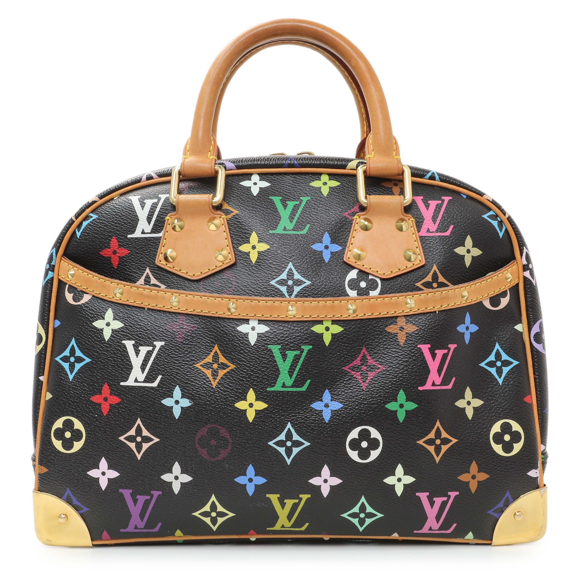 Exclusive Louis Vuitton Monogram Multicolor Trouville — Front View