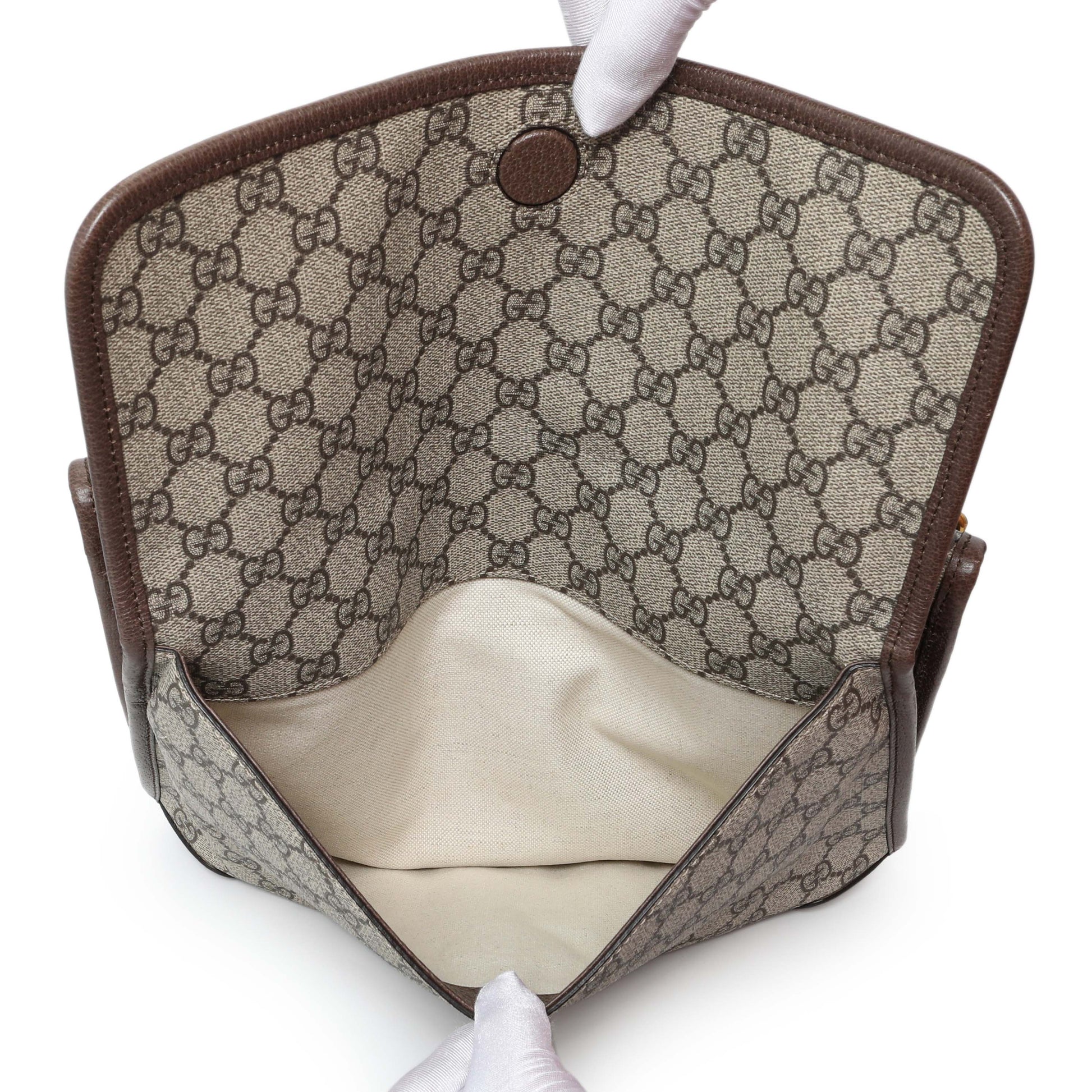 Exclusive Gucci GG Supreme Monogram Web Neo Vintage Messenger Bag — Alternate View 10