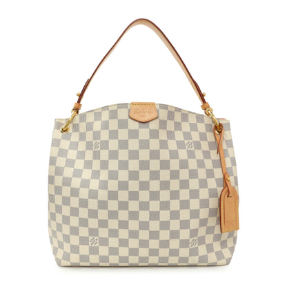 Exclusive Louis Vuitton Damier Azur Graceful PM — Front View