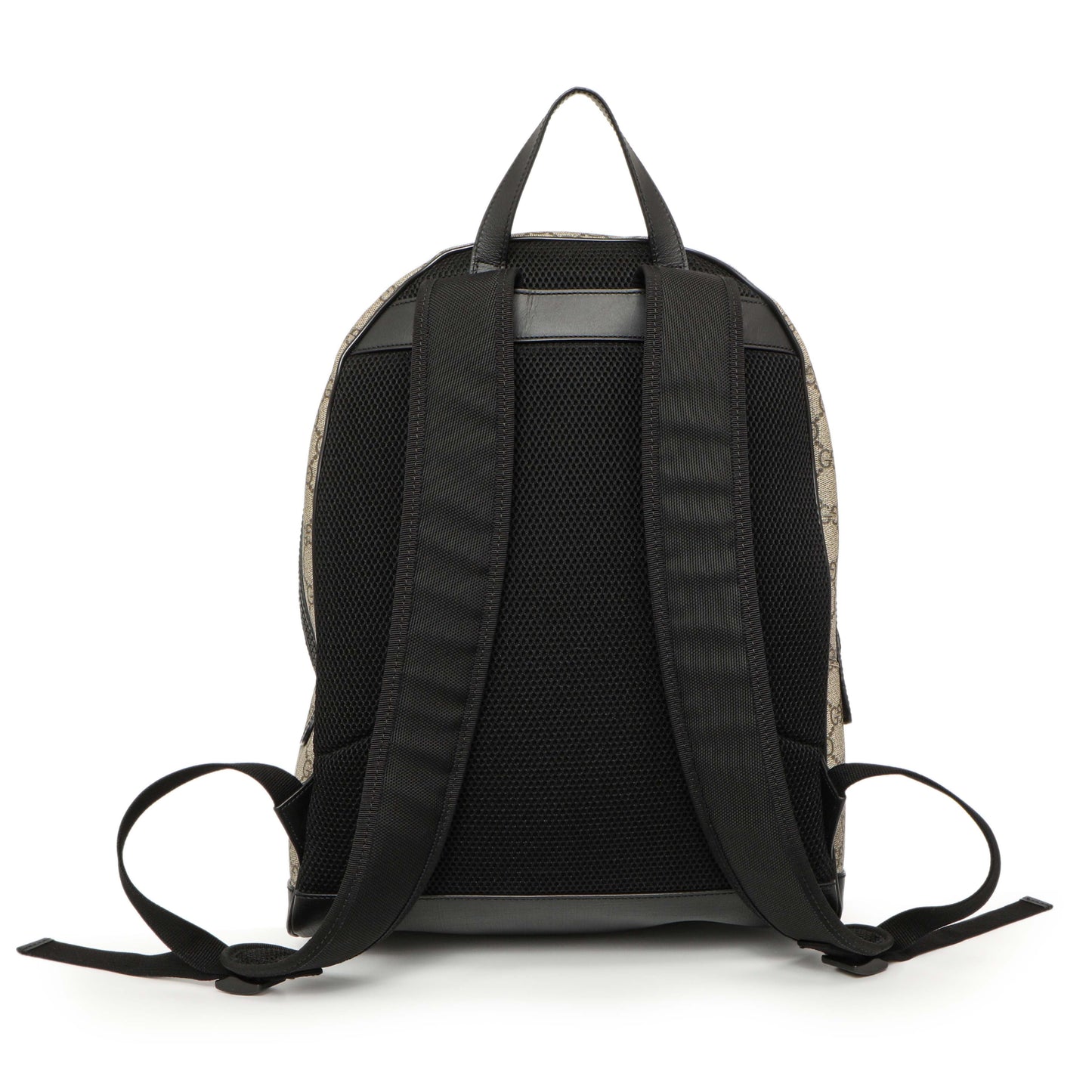 Exclusive Gucci GG Supreme Monogram Medium Backpack — Side View