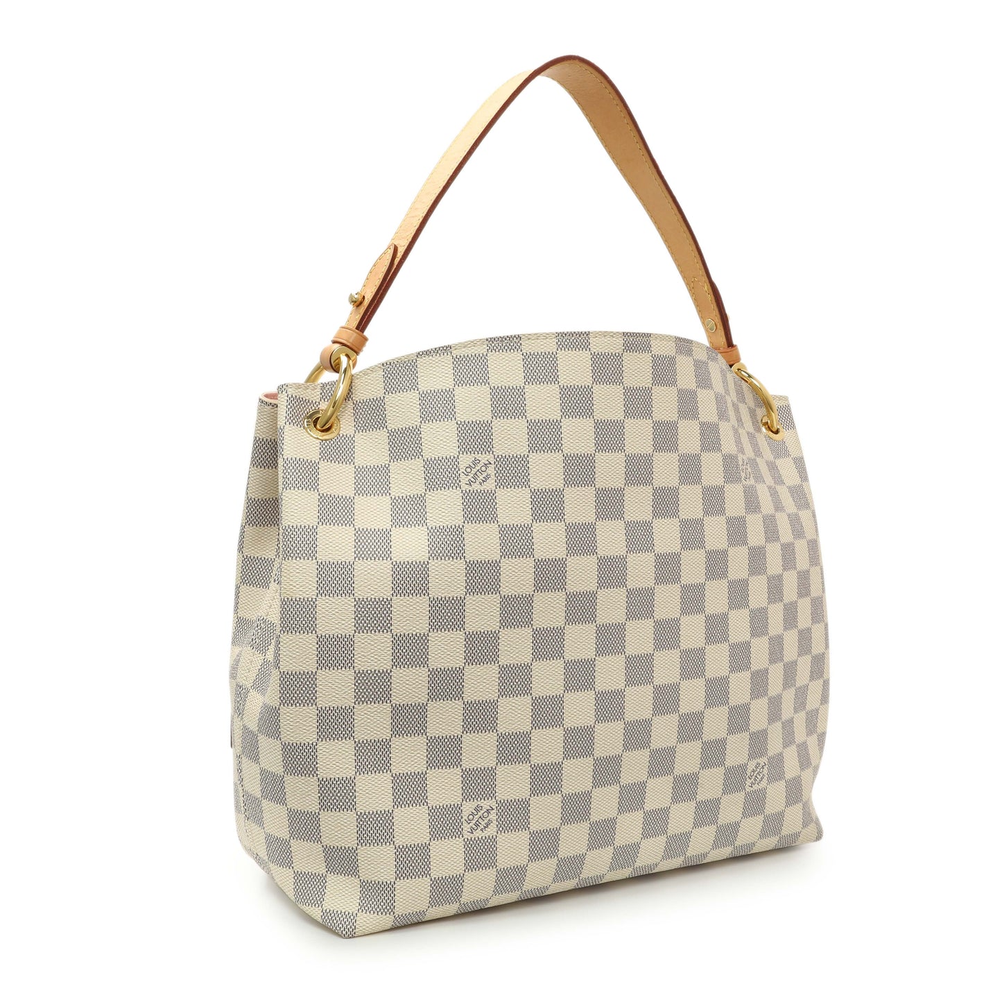 Exclusive Louis Vuitton Damier Azur Graceful PM — Side View