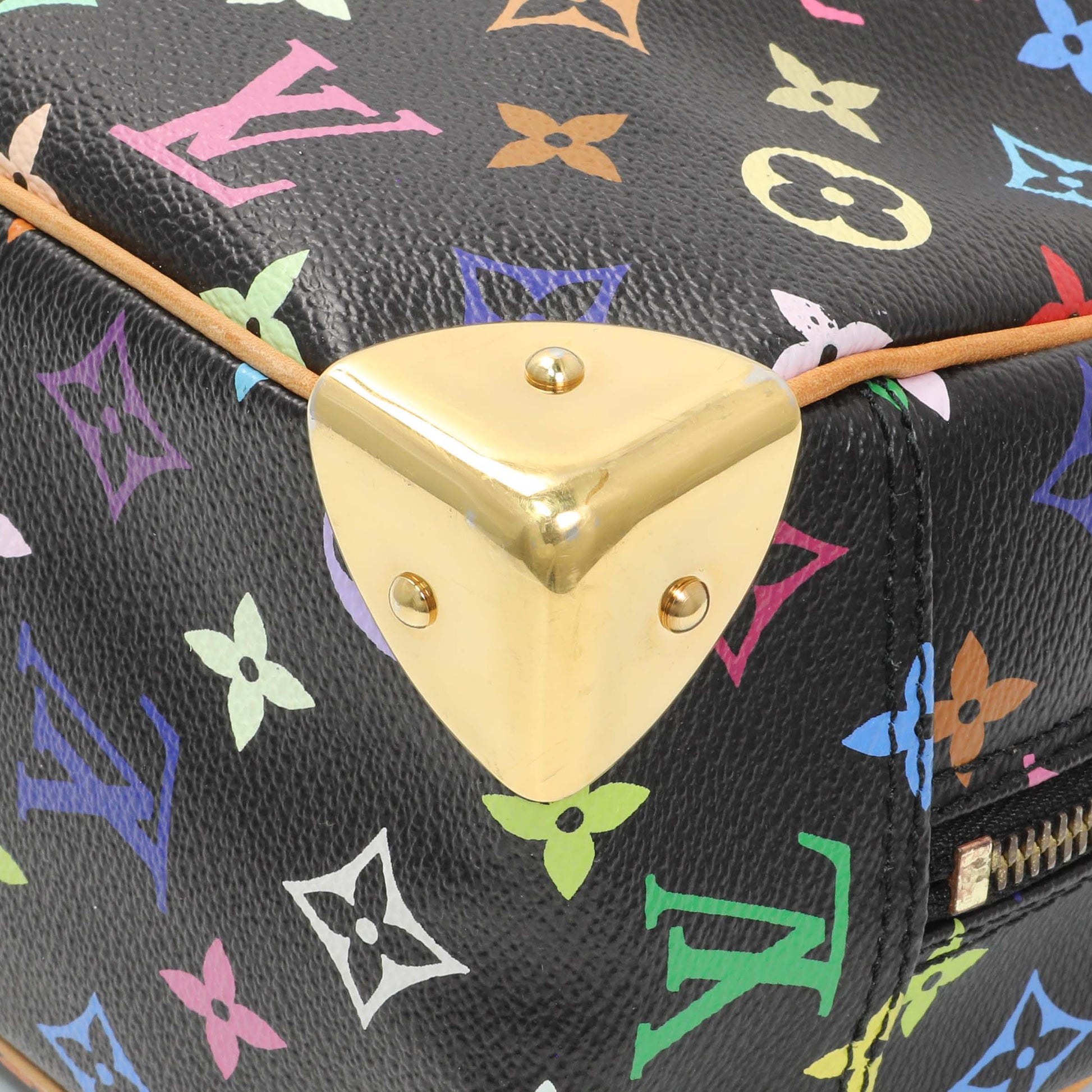 Exclusive Louis Vuitton Monogram Multicolor Trouville — Detail View