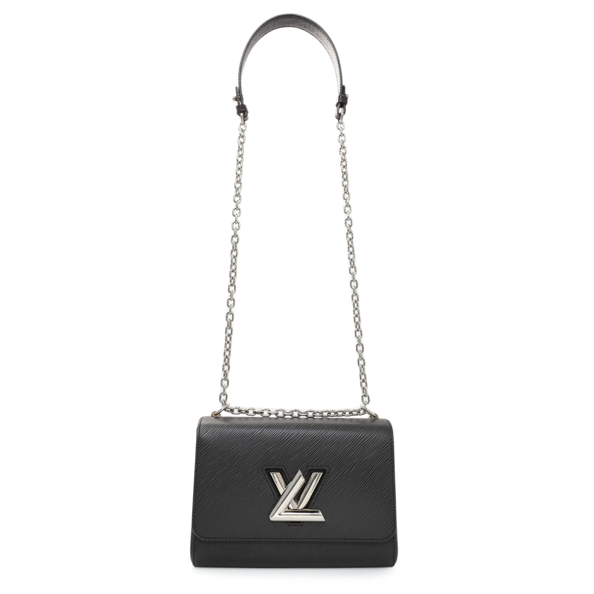 Exclusive Louis Vuitton Black Epi Twist MM — Front View