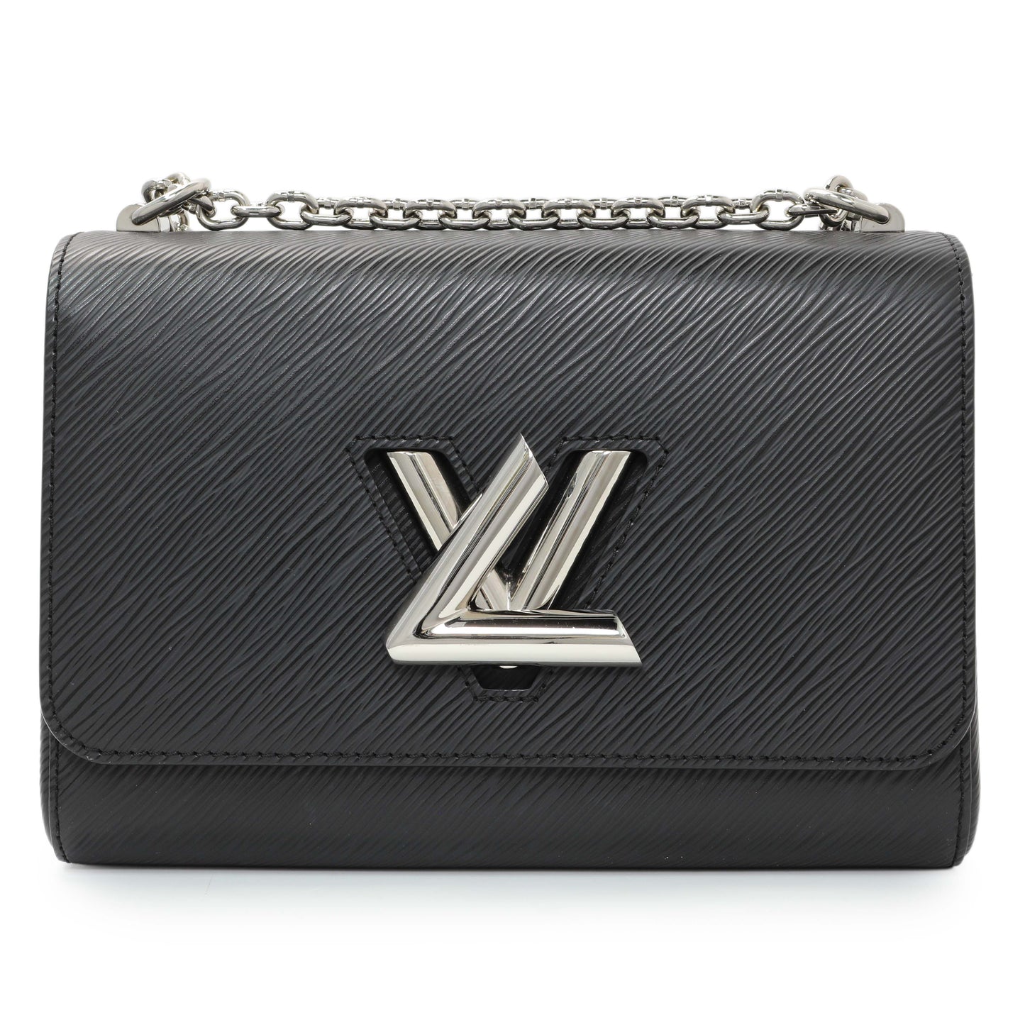 Exclusive Louis Vuitton Black Epi Twist MM — Side View