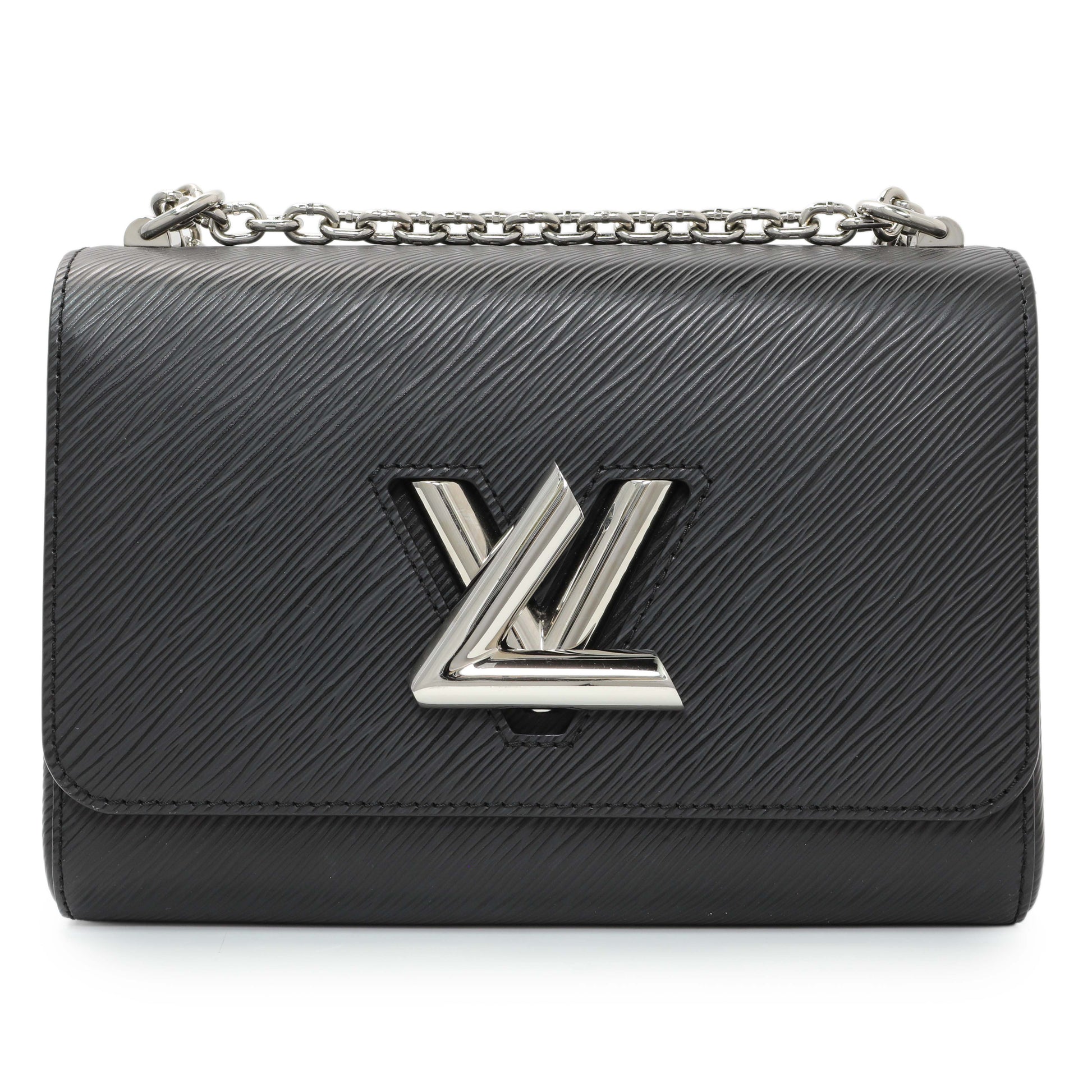 Exclusive Louis Vuitton Black Epi Twist MM — Side View