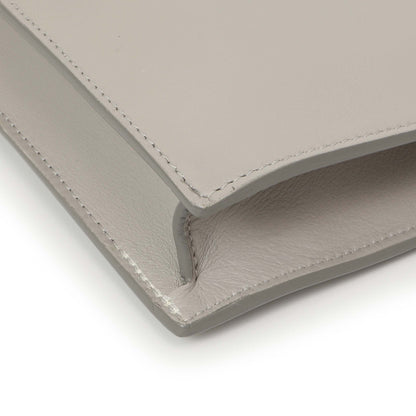 Exclusive Celine Light Grey Smooth Calfskin Mini Clasp Bag — Alternate View 8