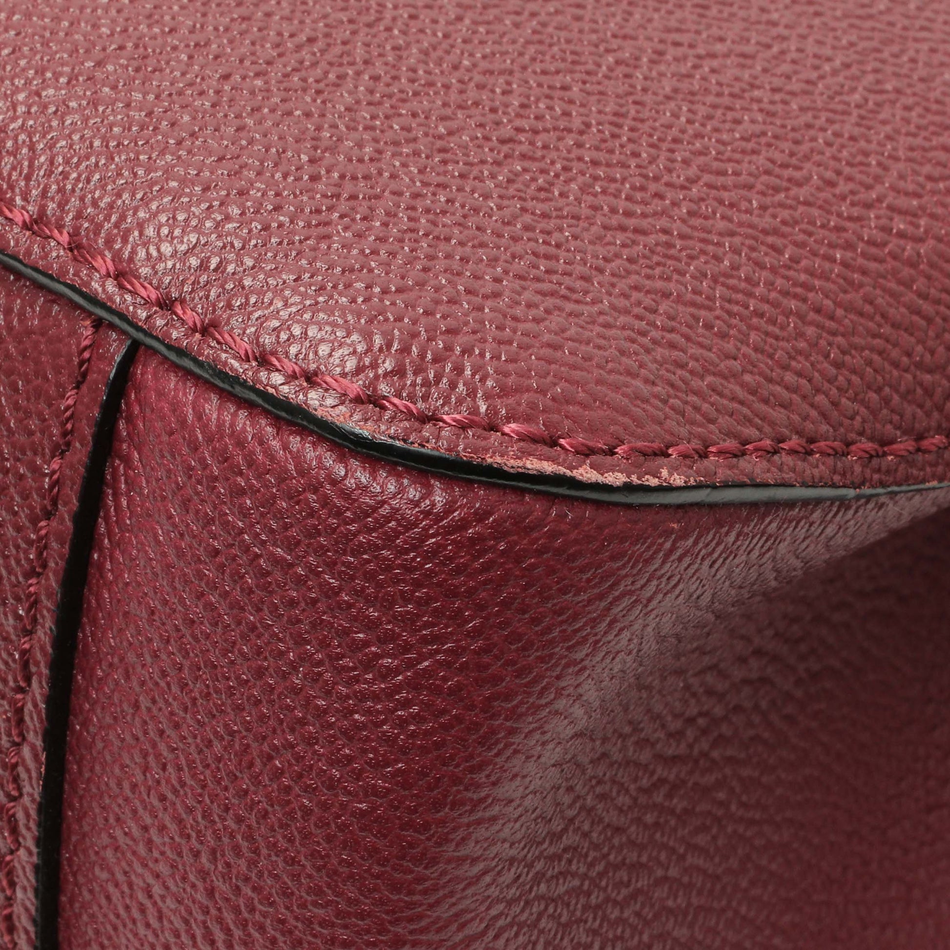Exclusive Burberry Burgundy Grained Calfskin Small Helmsley Crossbody — Alternate View 8