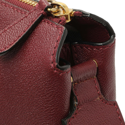 Exclusive Burberry Burgundy Grained Calfskin Small Helmsley Crossbody — Alternate View 14