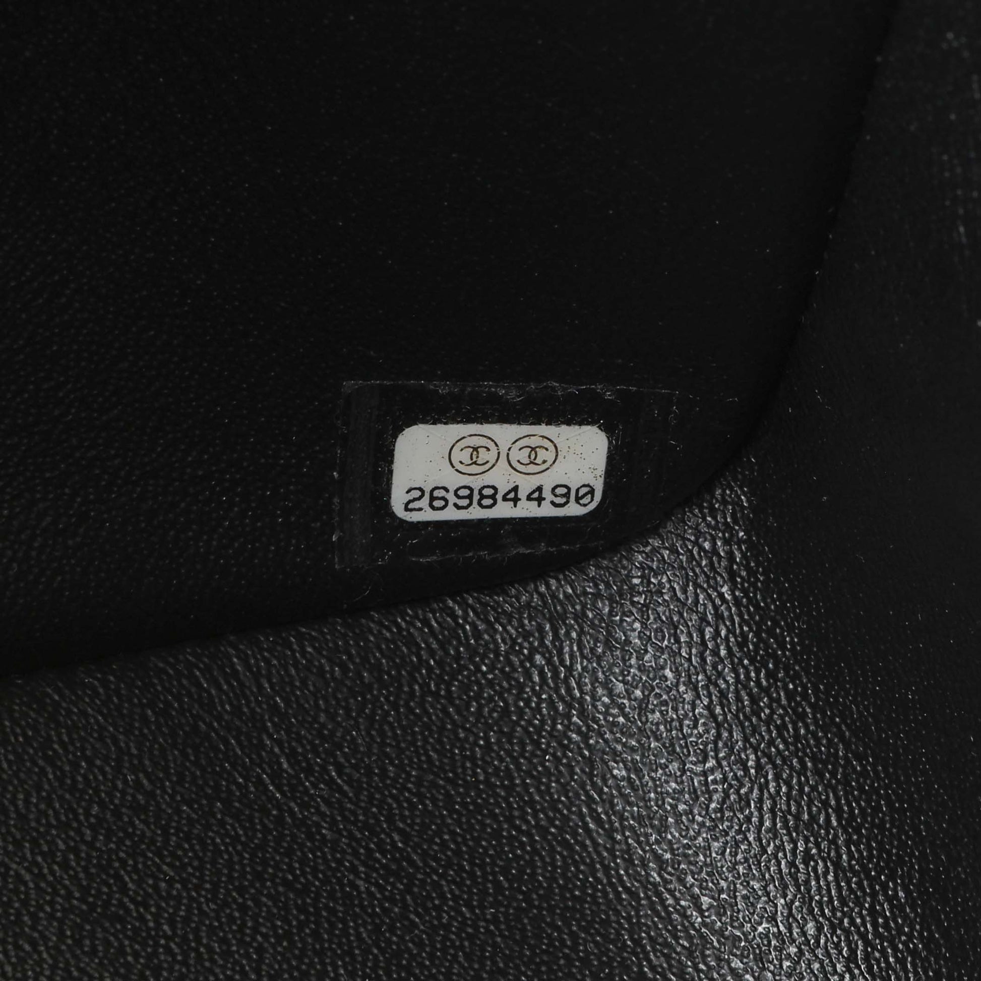 Exclusive Chanel Black Quilted Lambskin Mini Square Flap — Lifestyle View