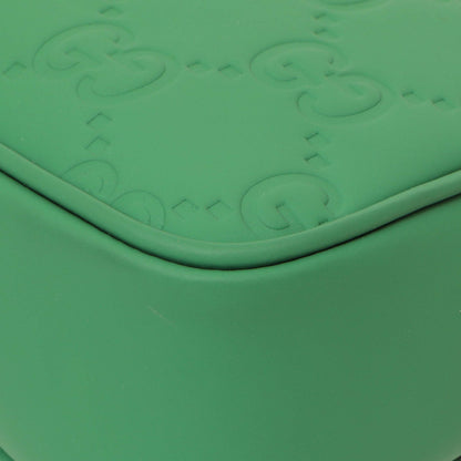 Exclusive Gucci Green Rubber Effect Monogram GG Crossbody Bag — Alternate View 9