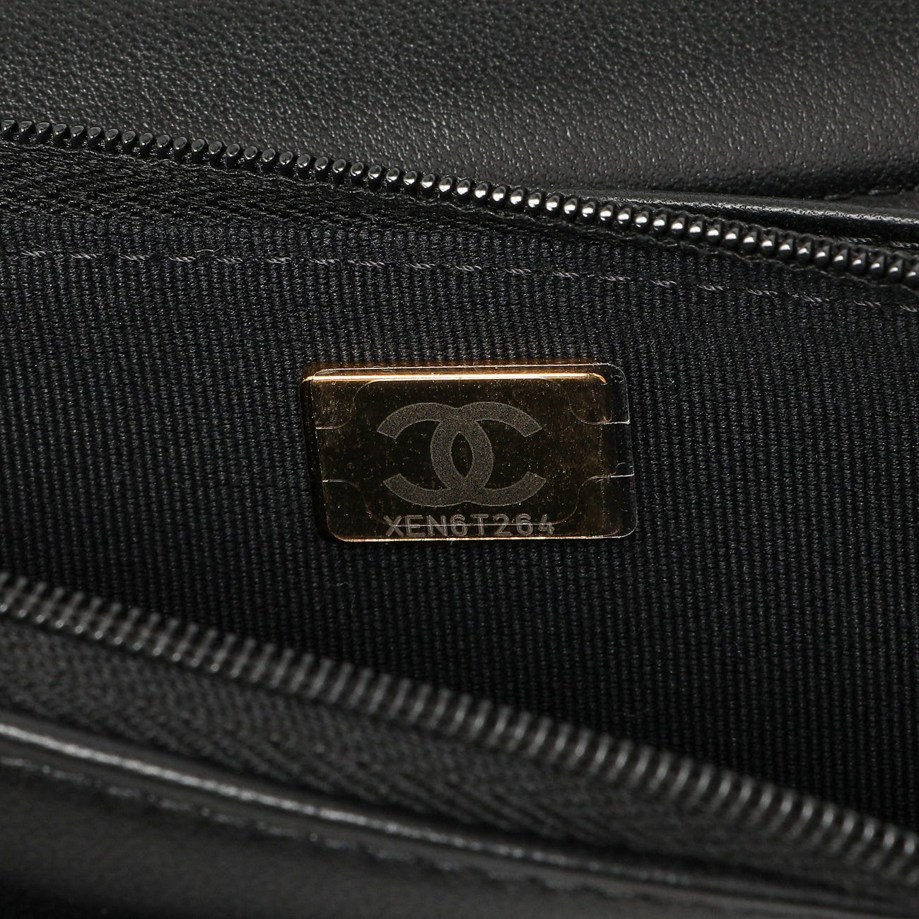 Exclusive Chanel Black Quilted Lambskin Crystal Top Handle Wallet on Chain WOC — Alternate View 7