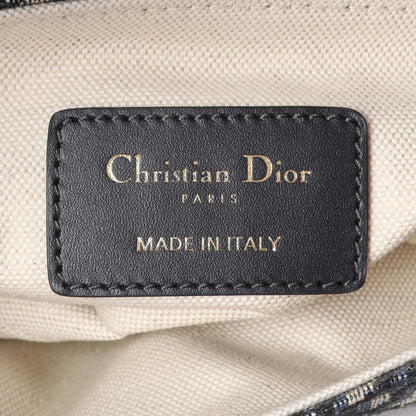 Exclusive Christian Dior Oblique Mini Saddle Bag — Detail View