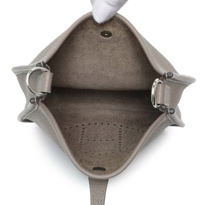 Exclusive Hermes Grey Clemence Evelyne TPM — Top View