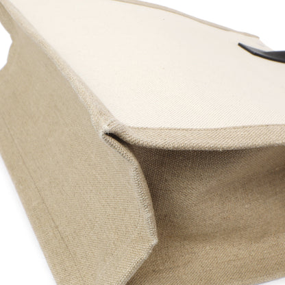 Exclusive Saint Laurent Linen Rive Gauche North South Tote — Alternate View 7