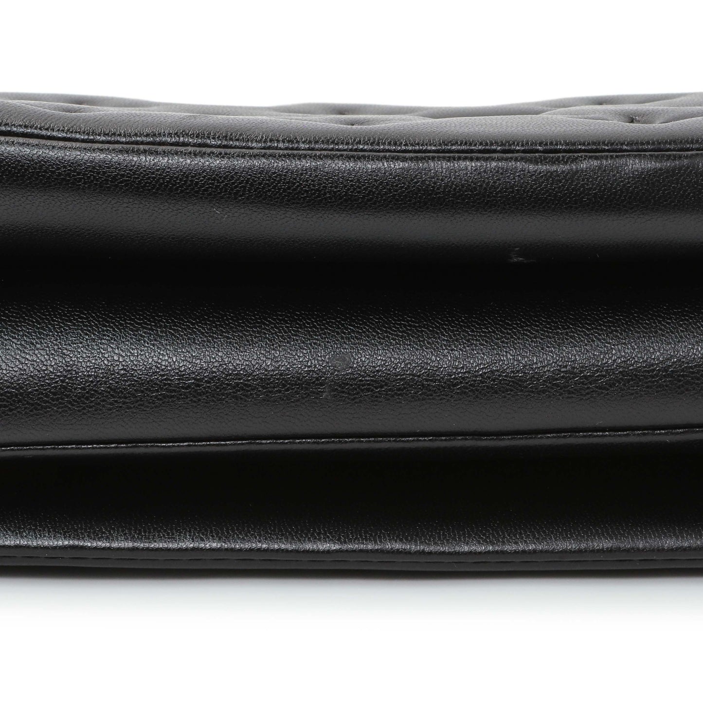 Exclusive Louis Vuitton Black Lambskin Embossed Monogram Pochette Coussin Crossbody — Alternate View 10