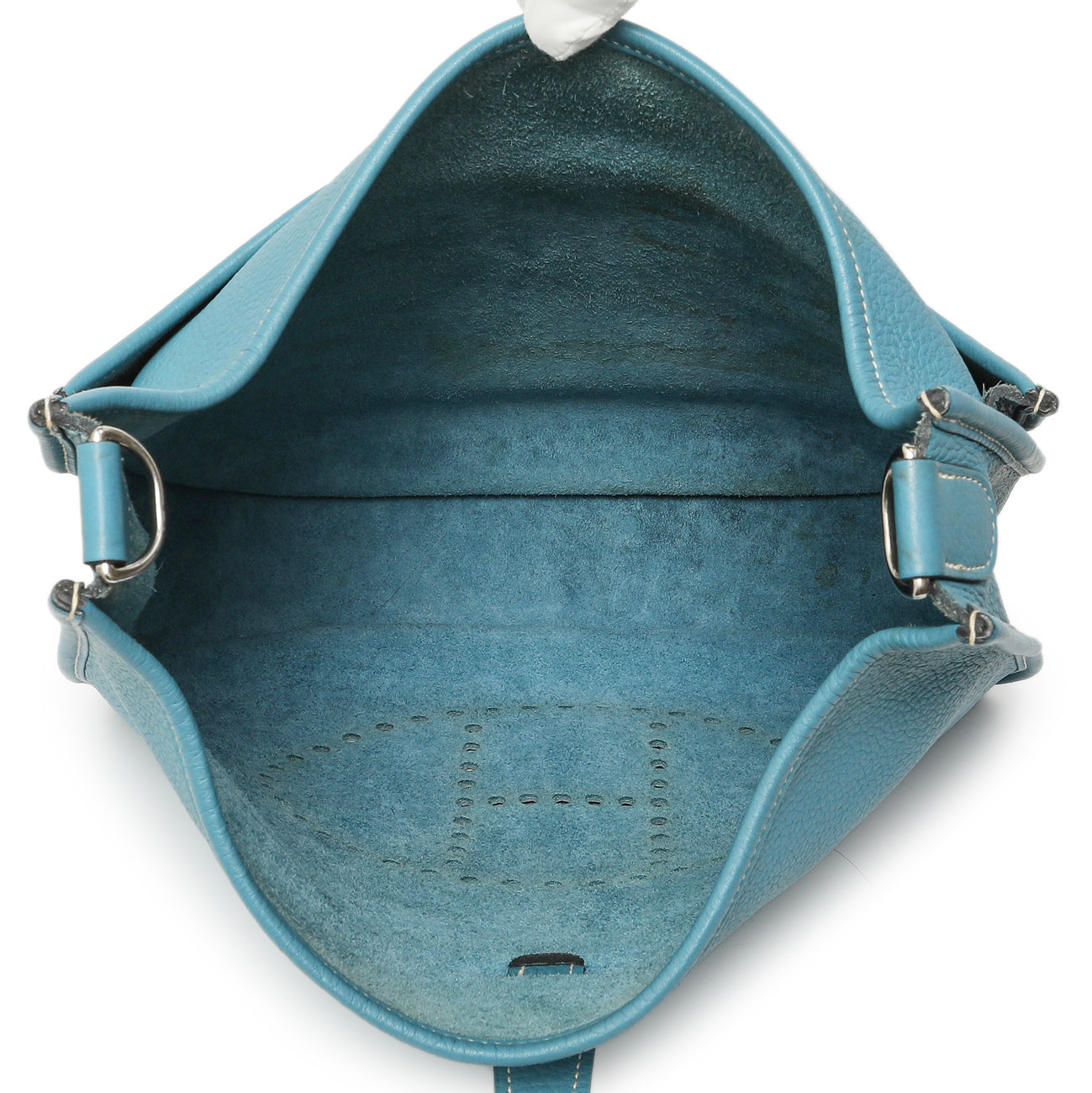 Exclusive Hermes Blue Jean Clemence Evelyne III GM — Alternate View 8