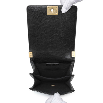 Exclusive Chanel Black North South Boy Flap — Detail View