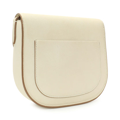 Exclusive Celine Ivory Grained Calfskin Small Trotteur — Back View