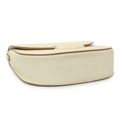 Exclusive Celine Ivory Grained Calfskin Small Trotteur — Top View