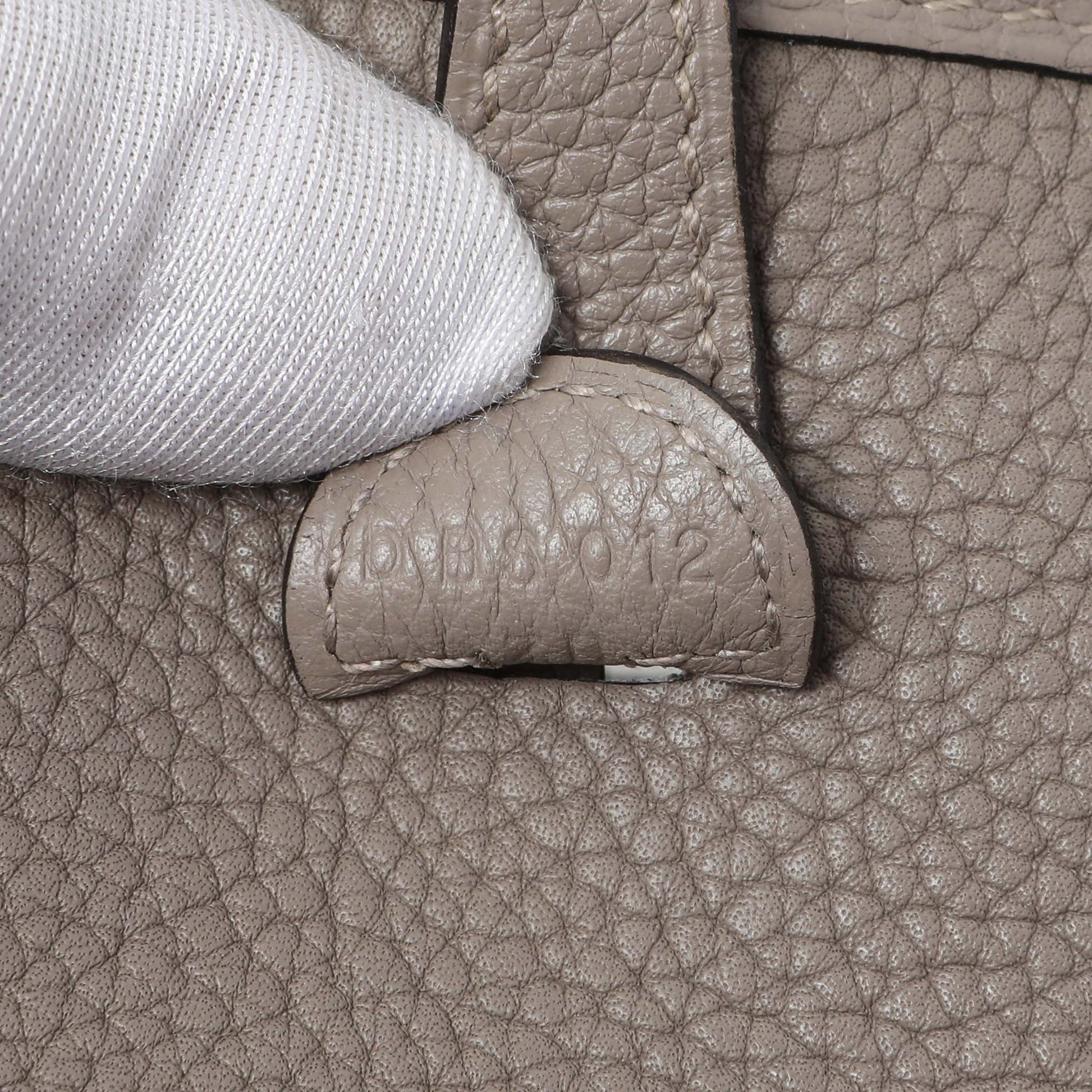 Exclusive Hermes Grey Clemence Evelyne TPM — Lifestyle View