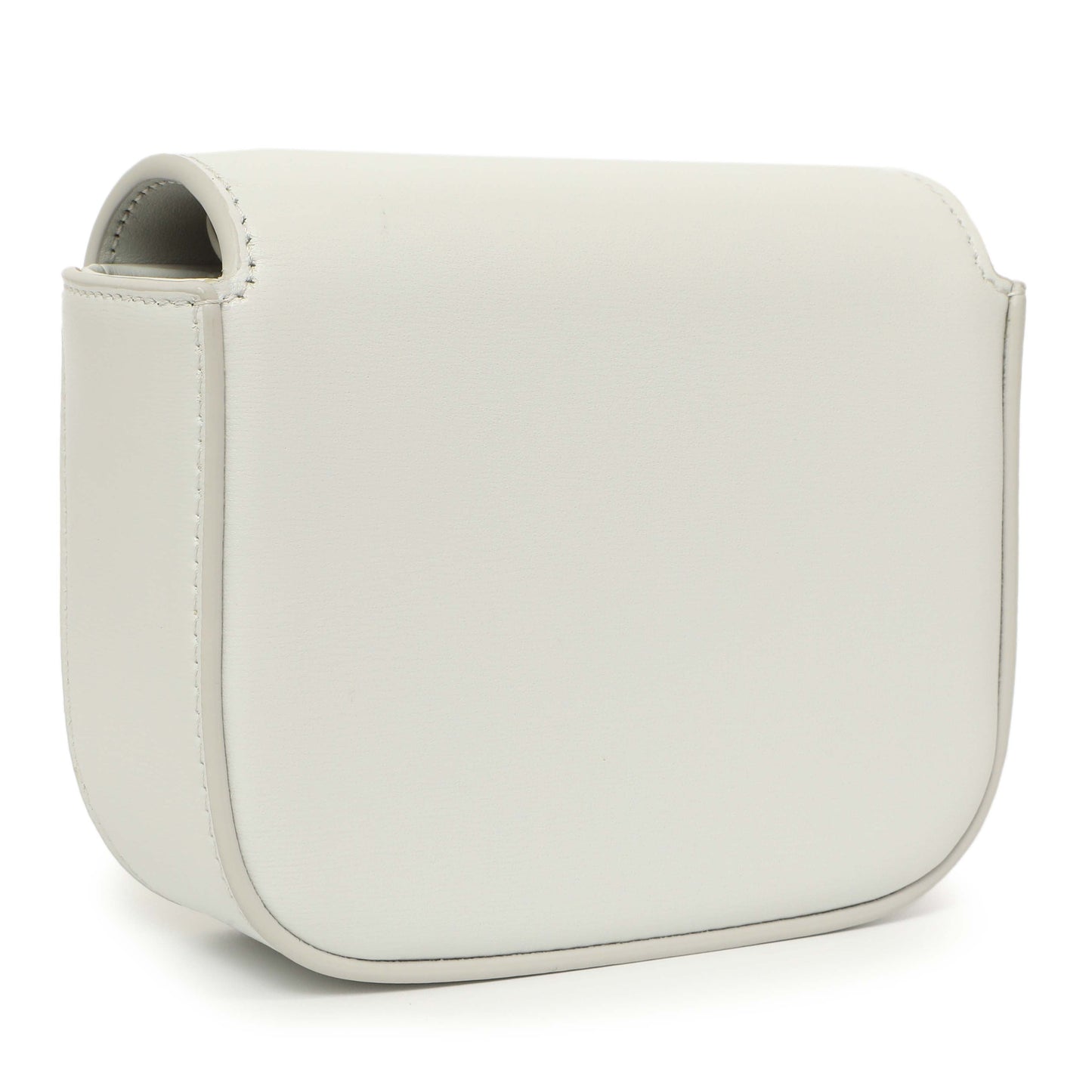 Exclusive Celine Grey Calfskin Mini Claude — Back View