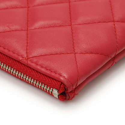 Exclusive Chanel Pink Quilted Lambskin Medium Cosmetic Case — Alternate View 9