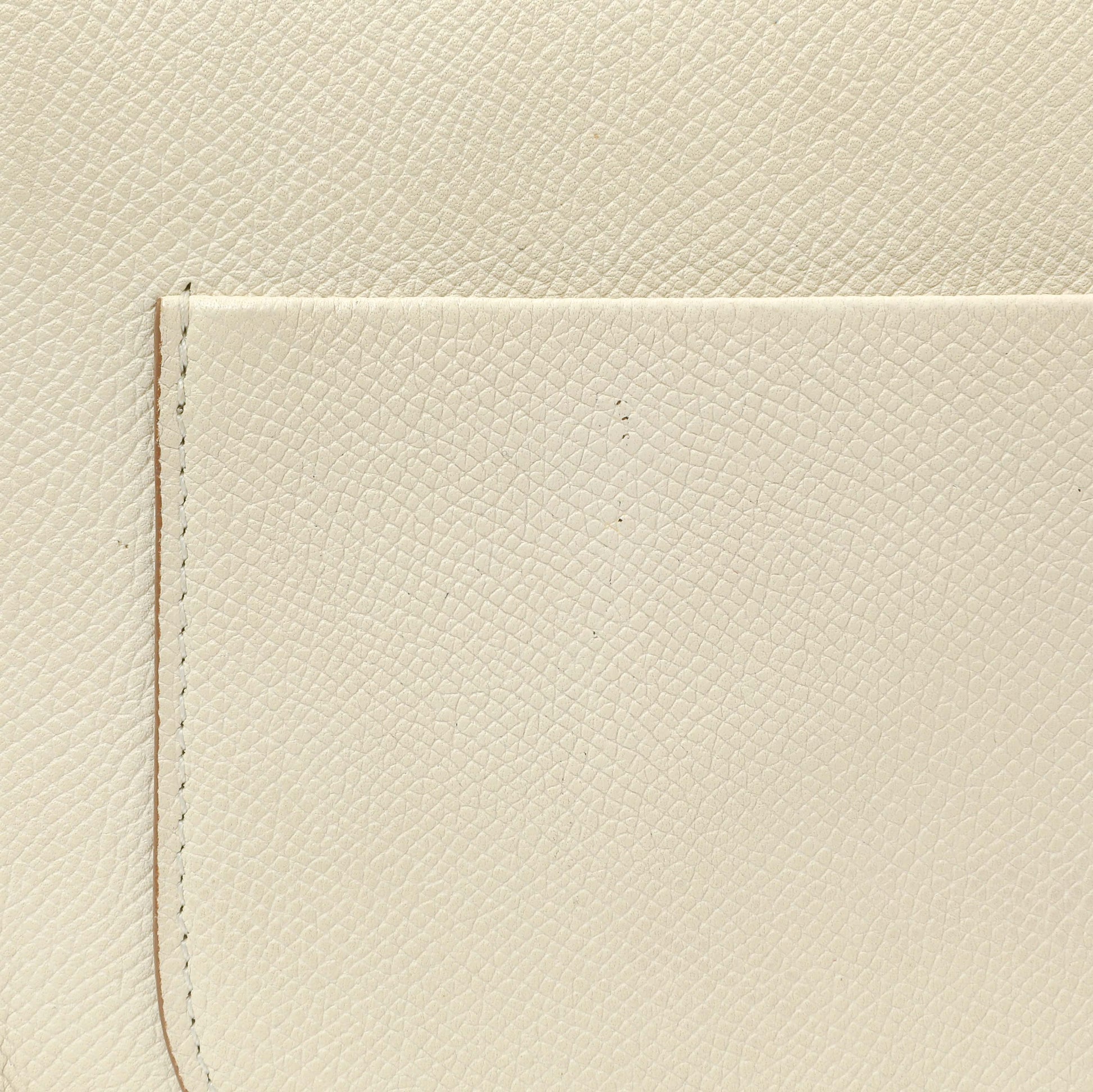 Exclusive Celine Ivory Grained Calfskin Small Trotteur — Alternate View 8