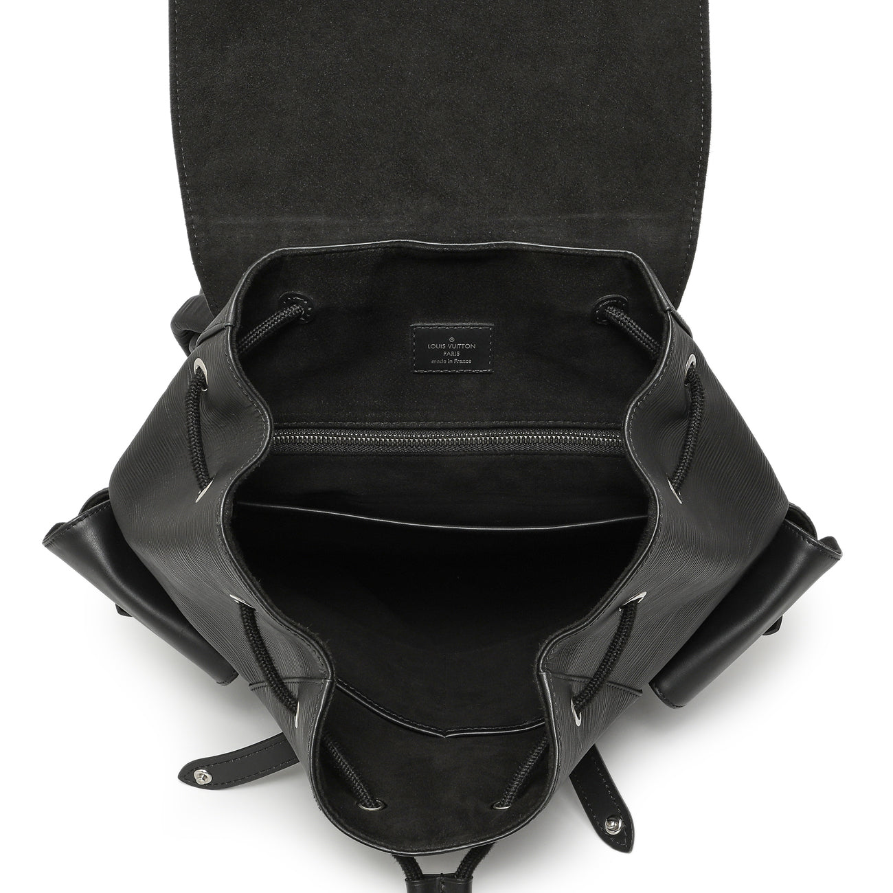 Exclusive Louis Vuitton Black Epi Christopher Backpack PM — Alternate View 8