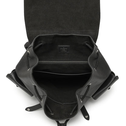 Exclusive Louis Vuitton Black Epi Christopher Backpack PM — Alternate View 8