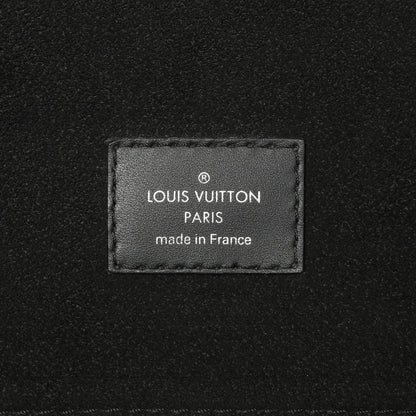 Exclusive Louis Vuitton Black Epi Christopher Backpack PM — Top View