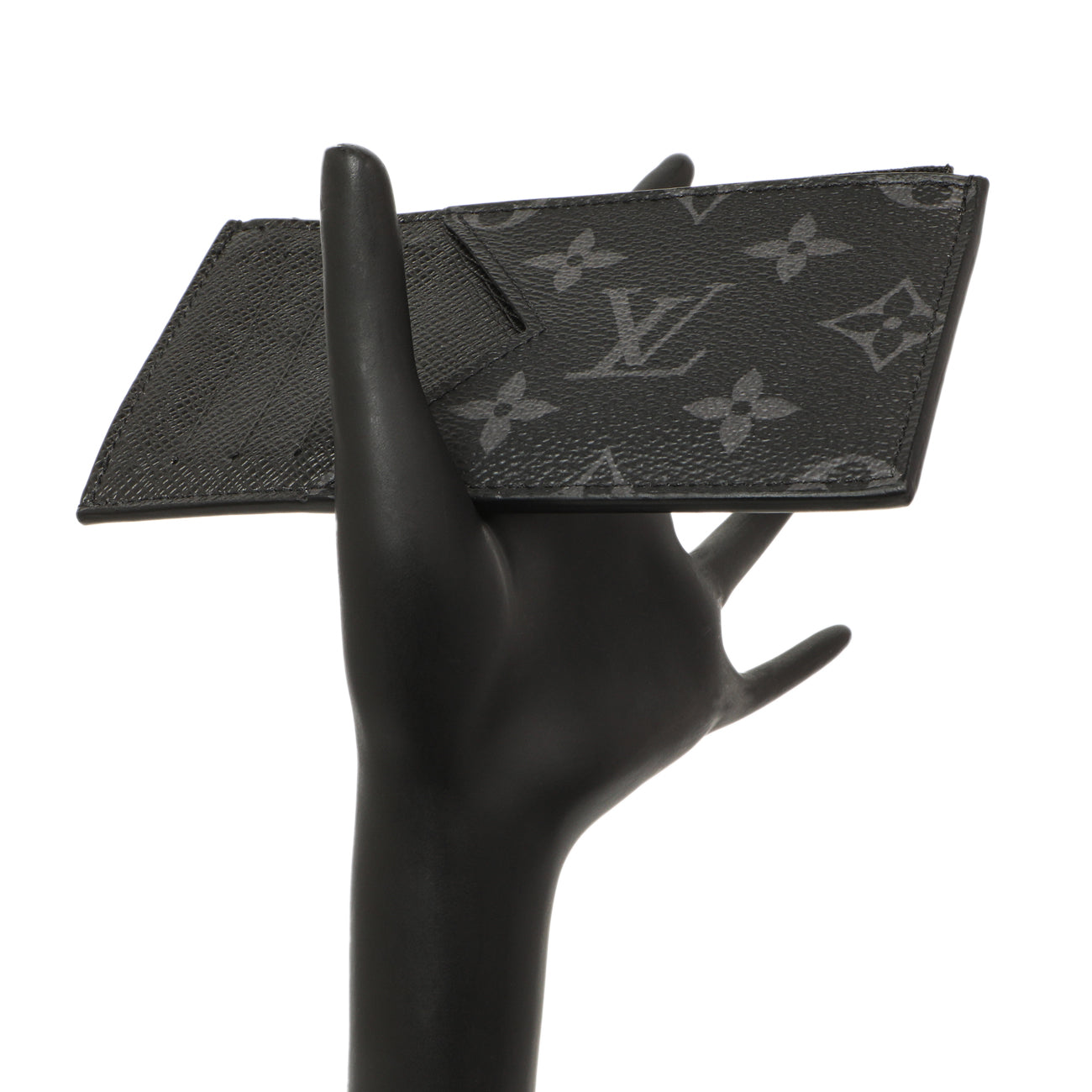 Exclusive Louis Vuitton Monogram Eclipse Taiga Coin Card Holder — Lifestyle View