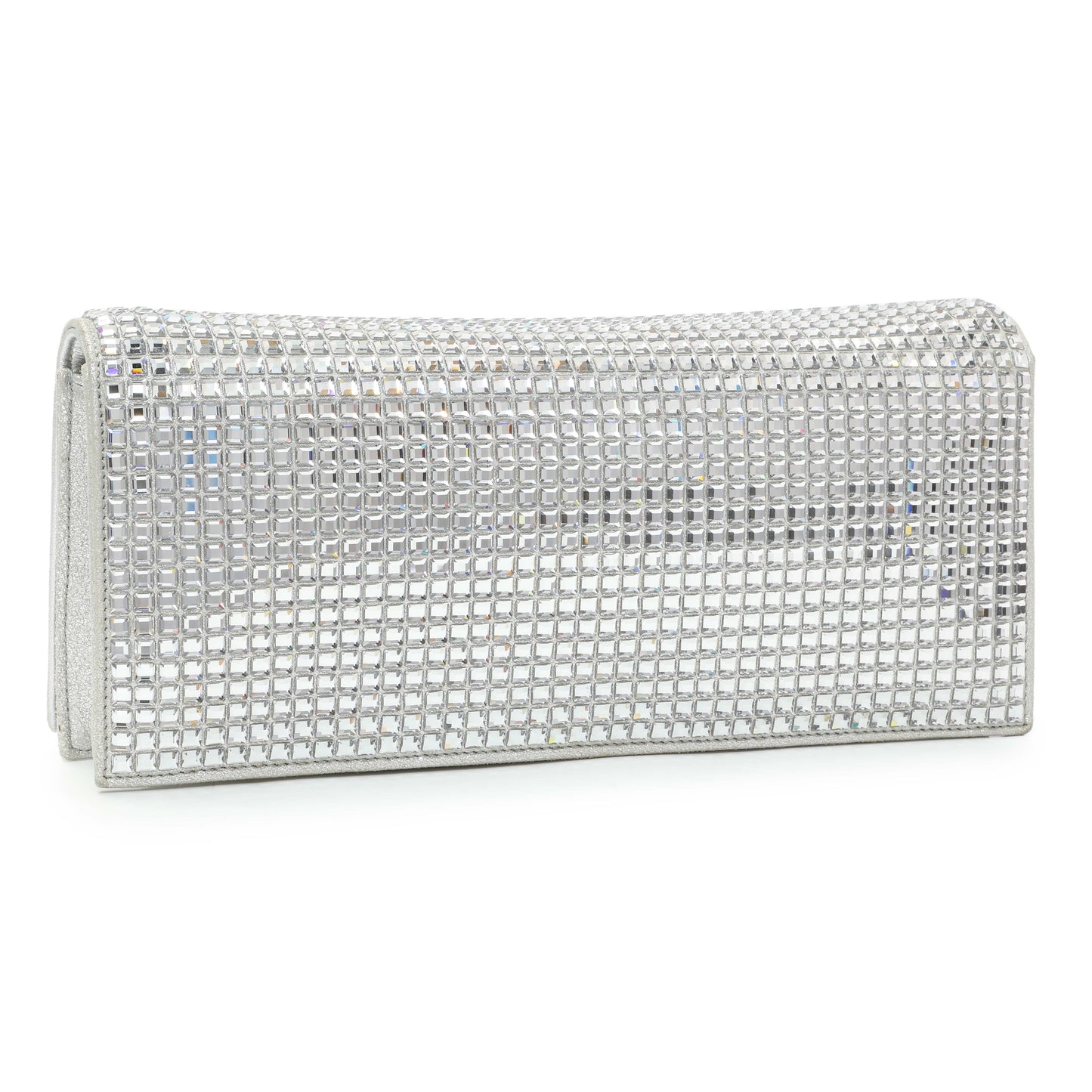 Exclusive Chanel 2015 Cruise Paris-Dubai Strass Crystal East West Clutch — Side View