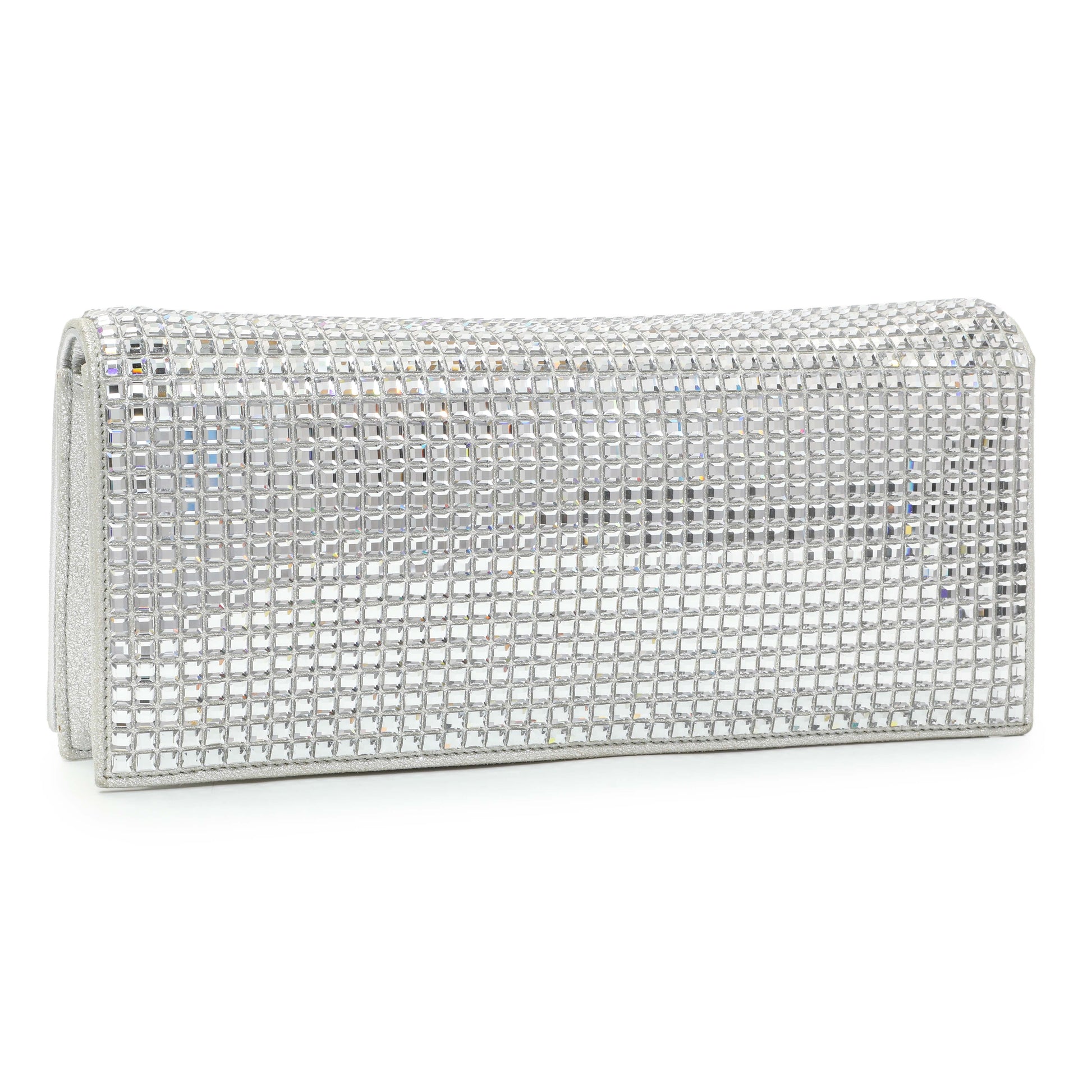 Exclusive Chanel 2015 Cruise Paris-Dubai Strass Crystal East West Clutch — Side View