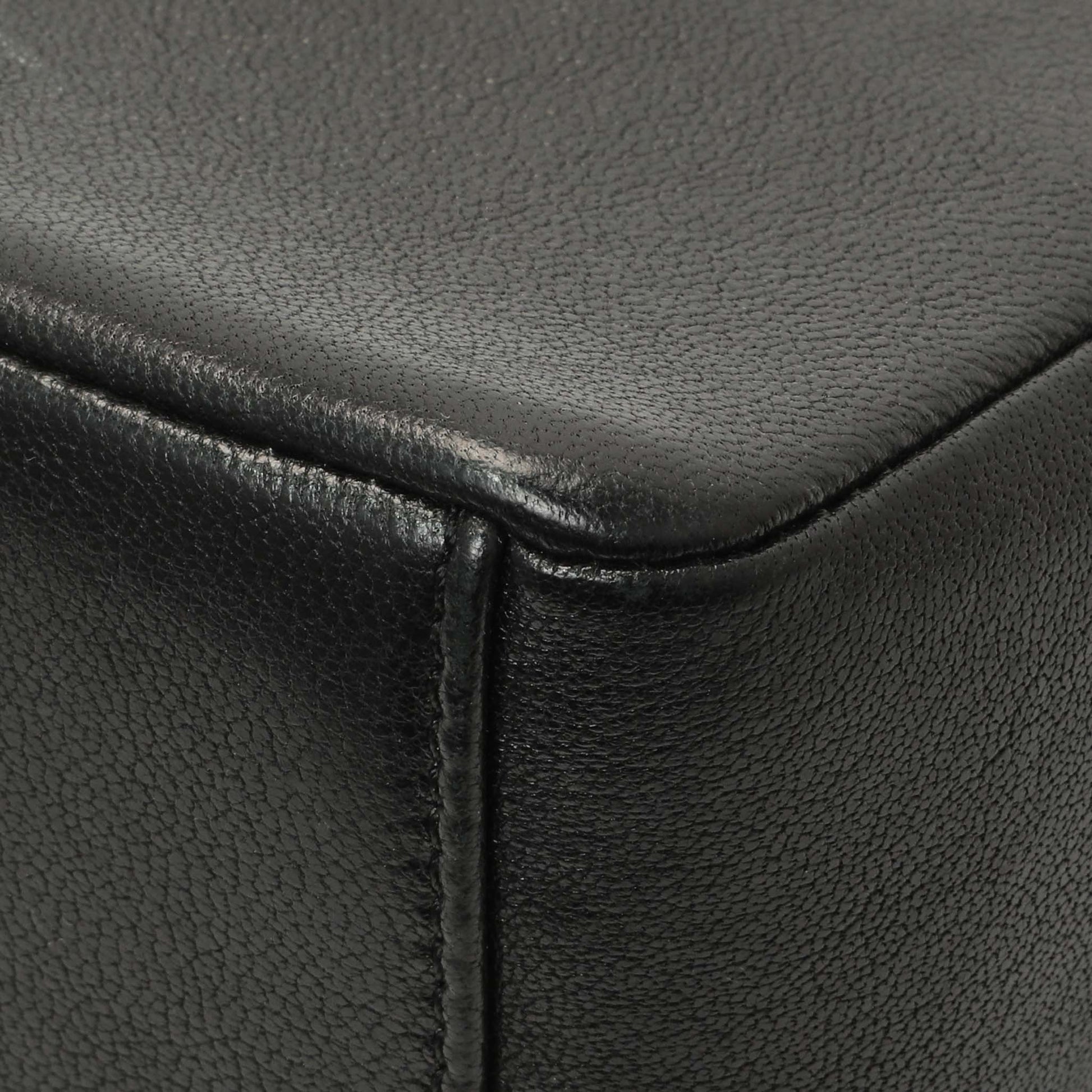 Exclusive Chanel Black Sheepskin Medium Vintage Mademoiselle Flap — Alternate View 7