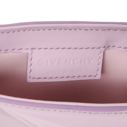 Exclusive Givenchy Lilac Padded Patent Small Cut Out Shoulder Bag — Detail View