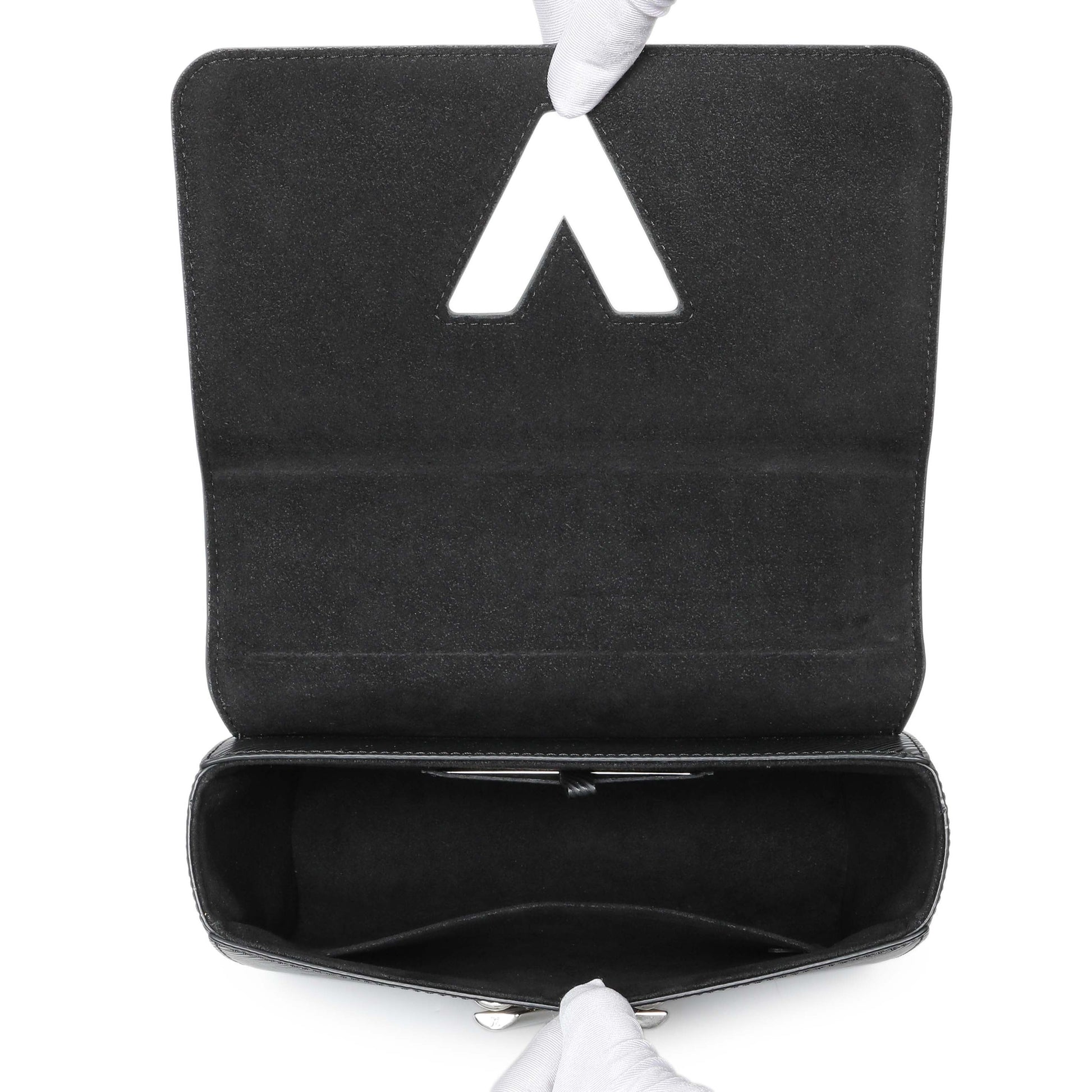 Exclusive Louis Vuitton Black Epi Twist MM — Detail View