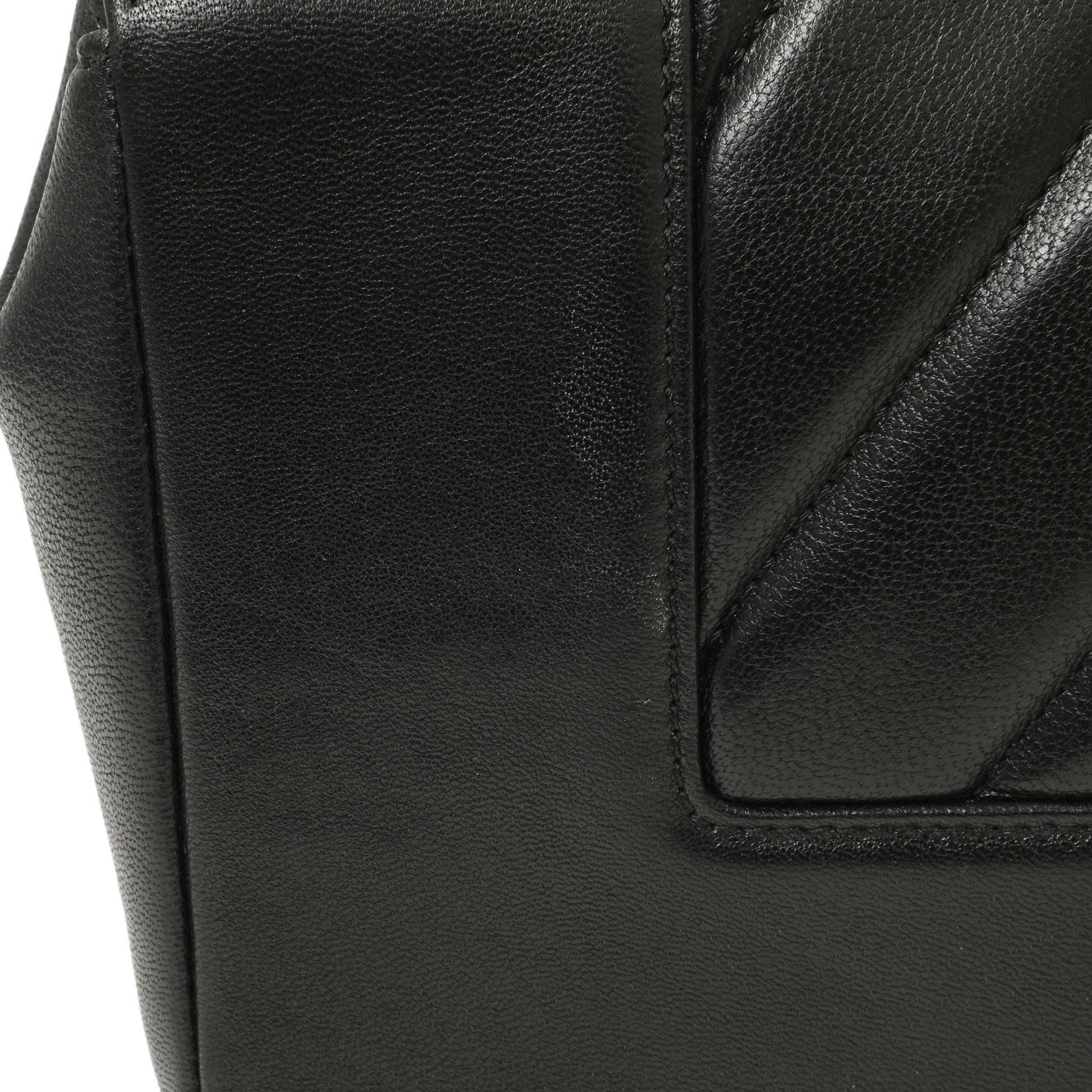 Exclusive Chanel Black Sheepskin Medium Vintage Mademoiselle Flap — Alternate View 14