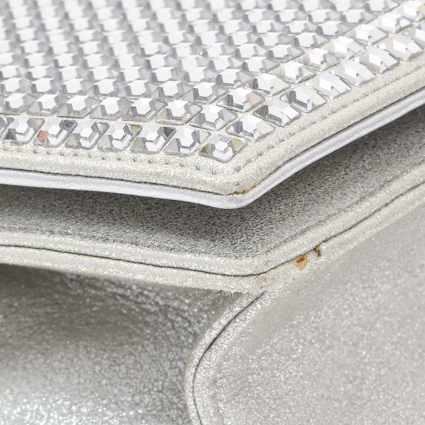 Exclusive Chanel 2015 Cruise Paris-Dubai Strass Crystal East West Clutch — Top View