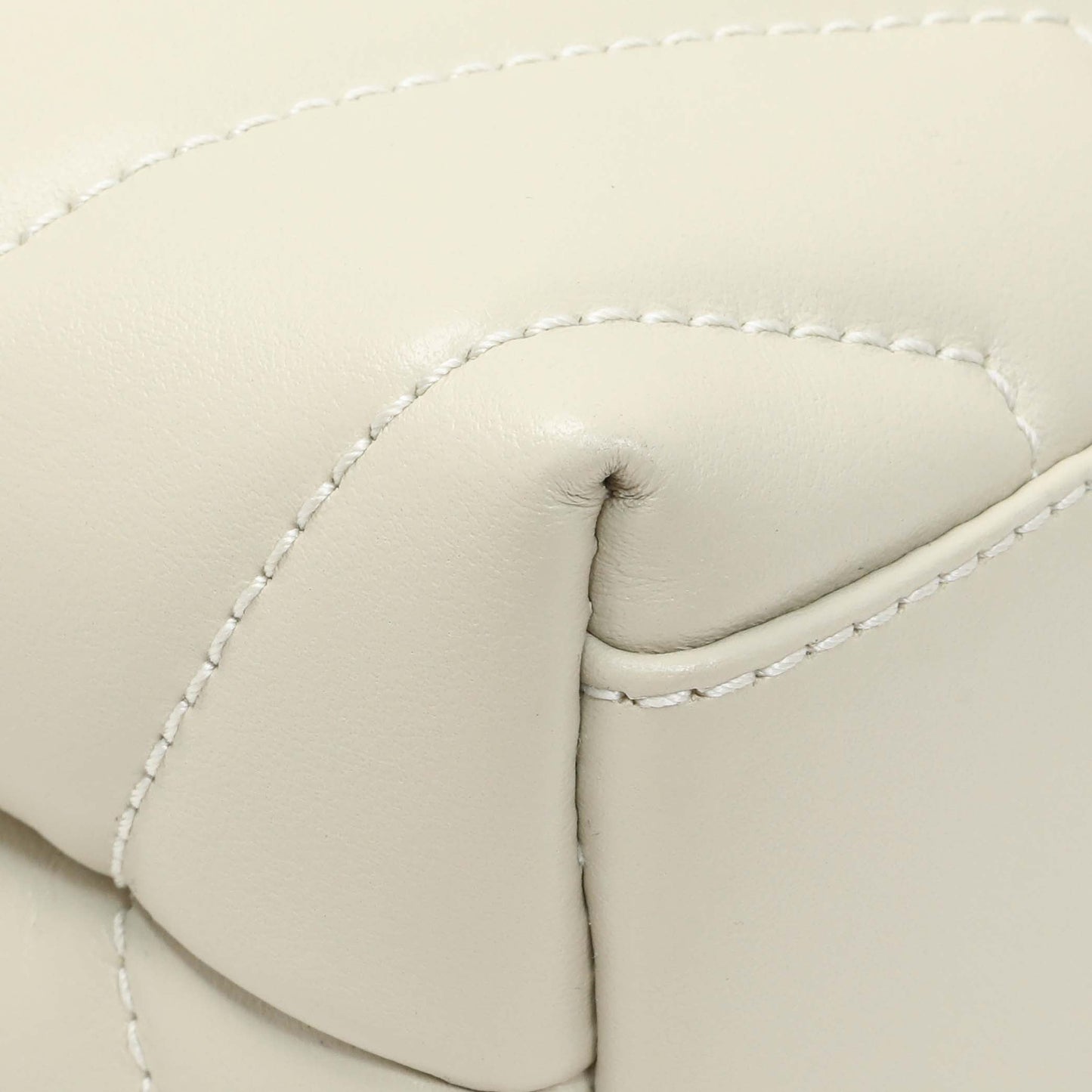 Exclusive Saint Laurent Crema Calfskin Monogram Toy Loulou Crossbody — Lifestyle View