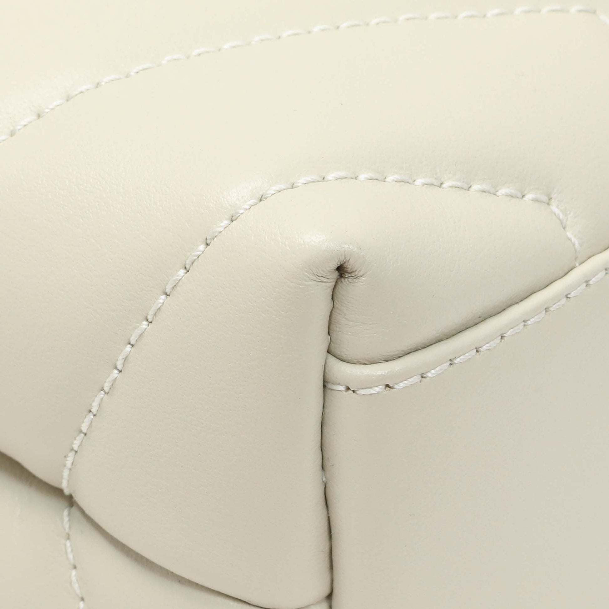 Exclusive Saint Laurent Crema Calfskin Monogram Toy Loulou Crossbody — Lifestyle View