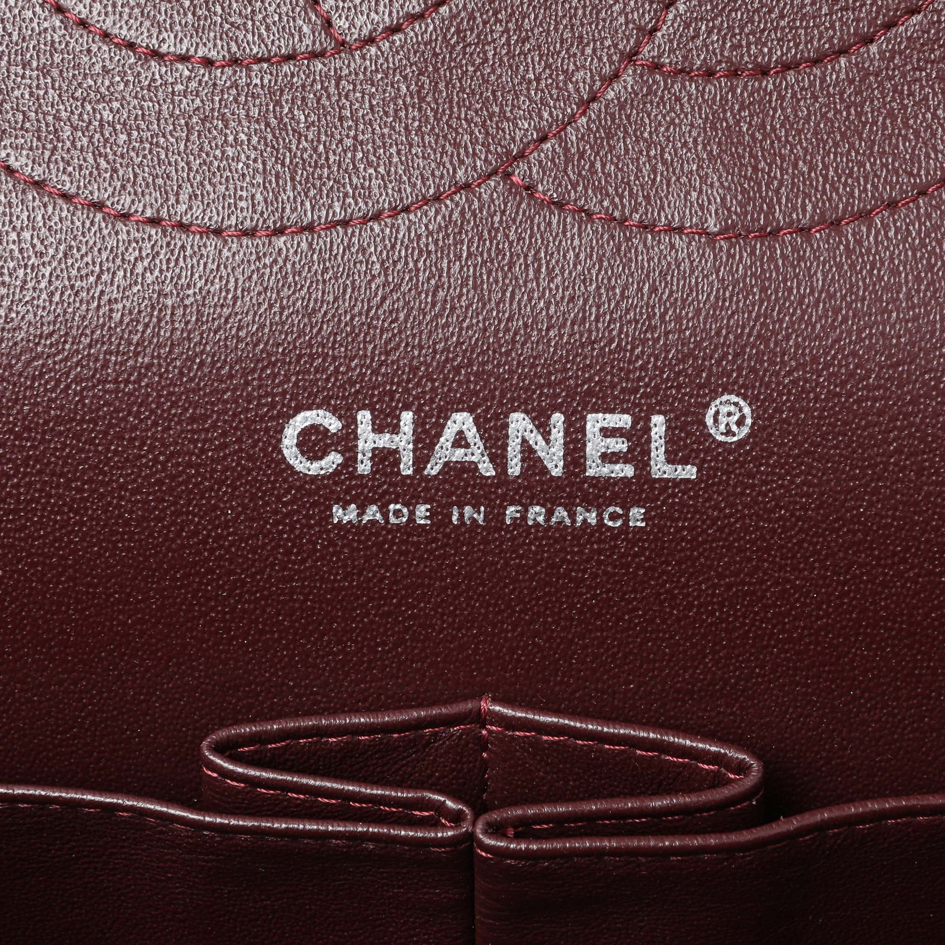 Exclusive Chanel Black Caviar Jumbo Classic Double Flap — Alternate View 9