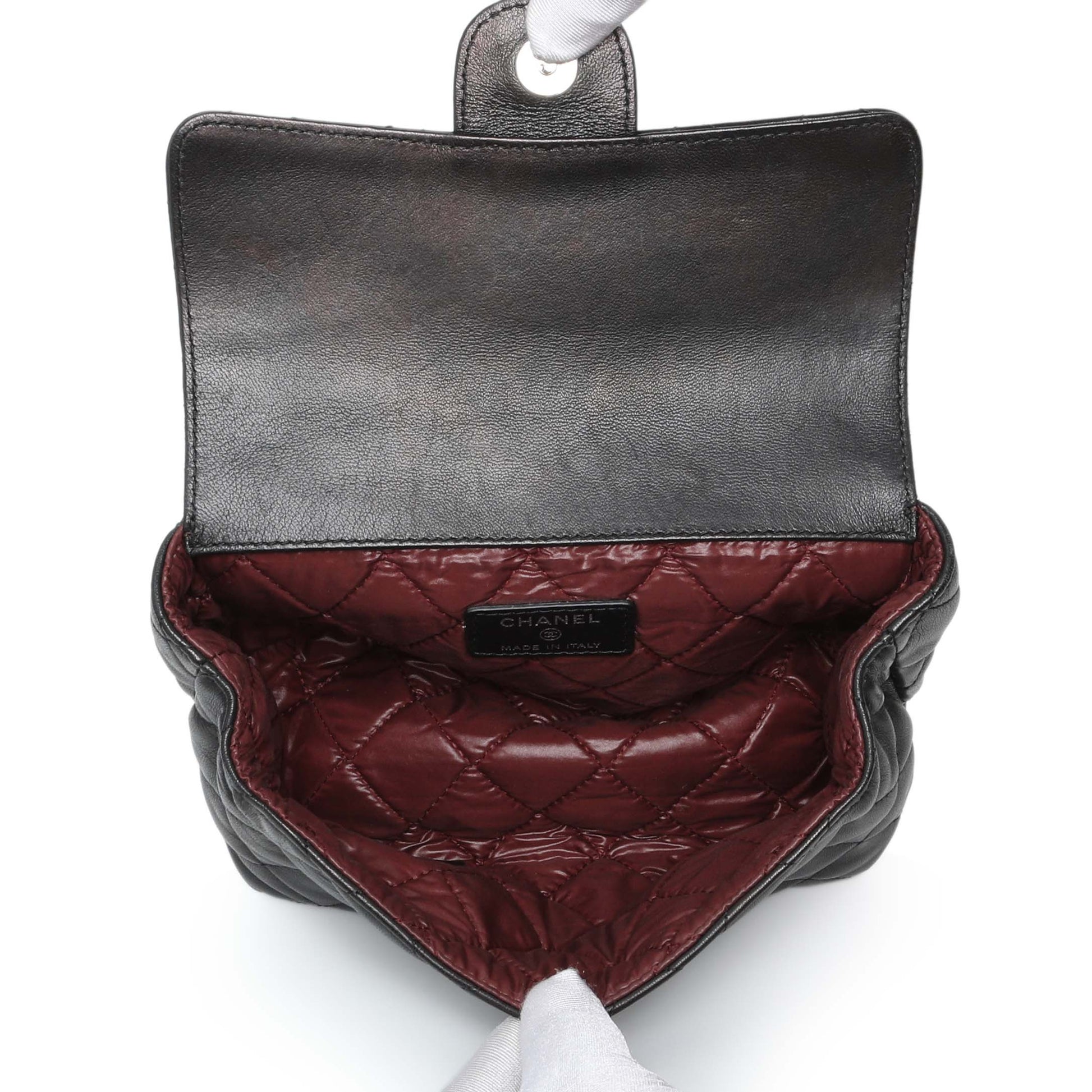 Exclusive Chanel Quilted Lambskin Flap Cosmetic Case — Alternate View 8