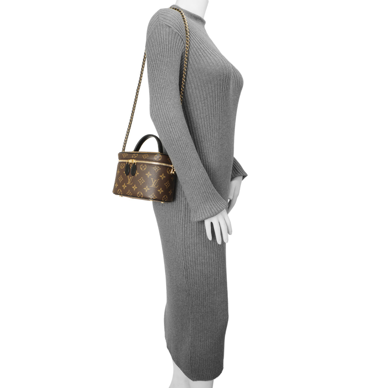 Exclusive Louis Vuitton Monogram Reverse Vanity PM — Lifestyle View