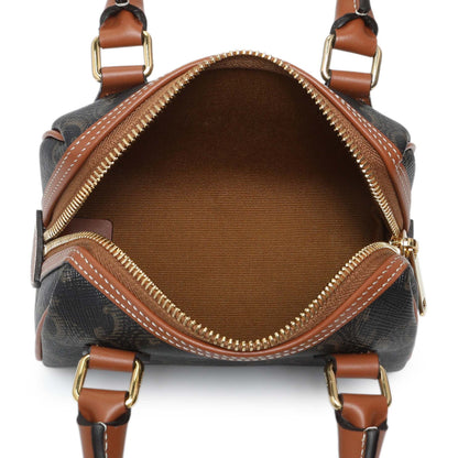 Exclusive Celine Triomphe Mini Boston Bag — Top View