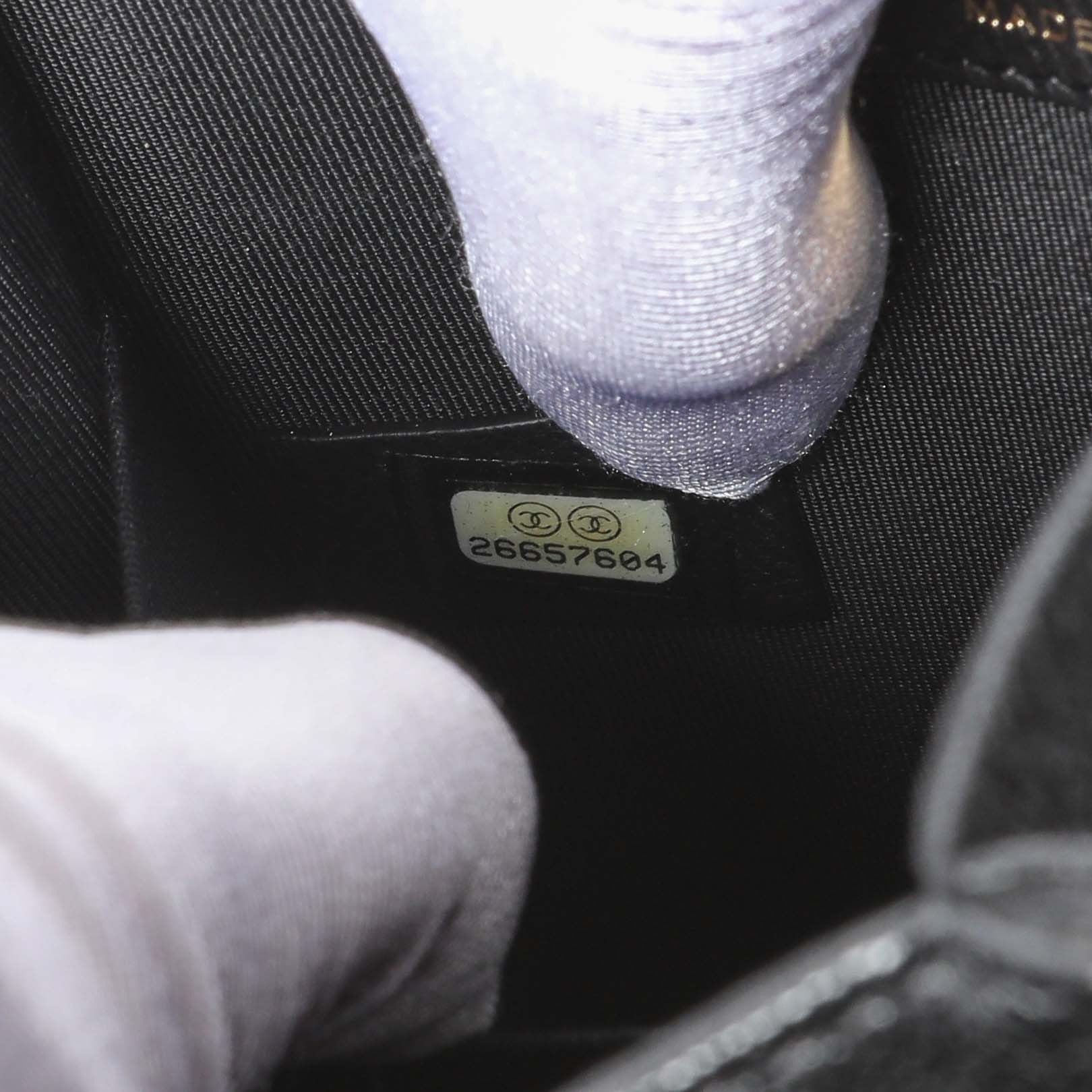 Exclusive Chanel Black North South Boy Flap — Alternate View 7