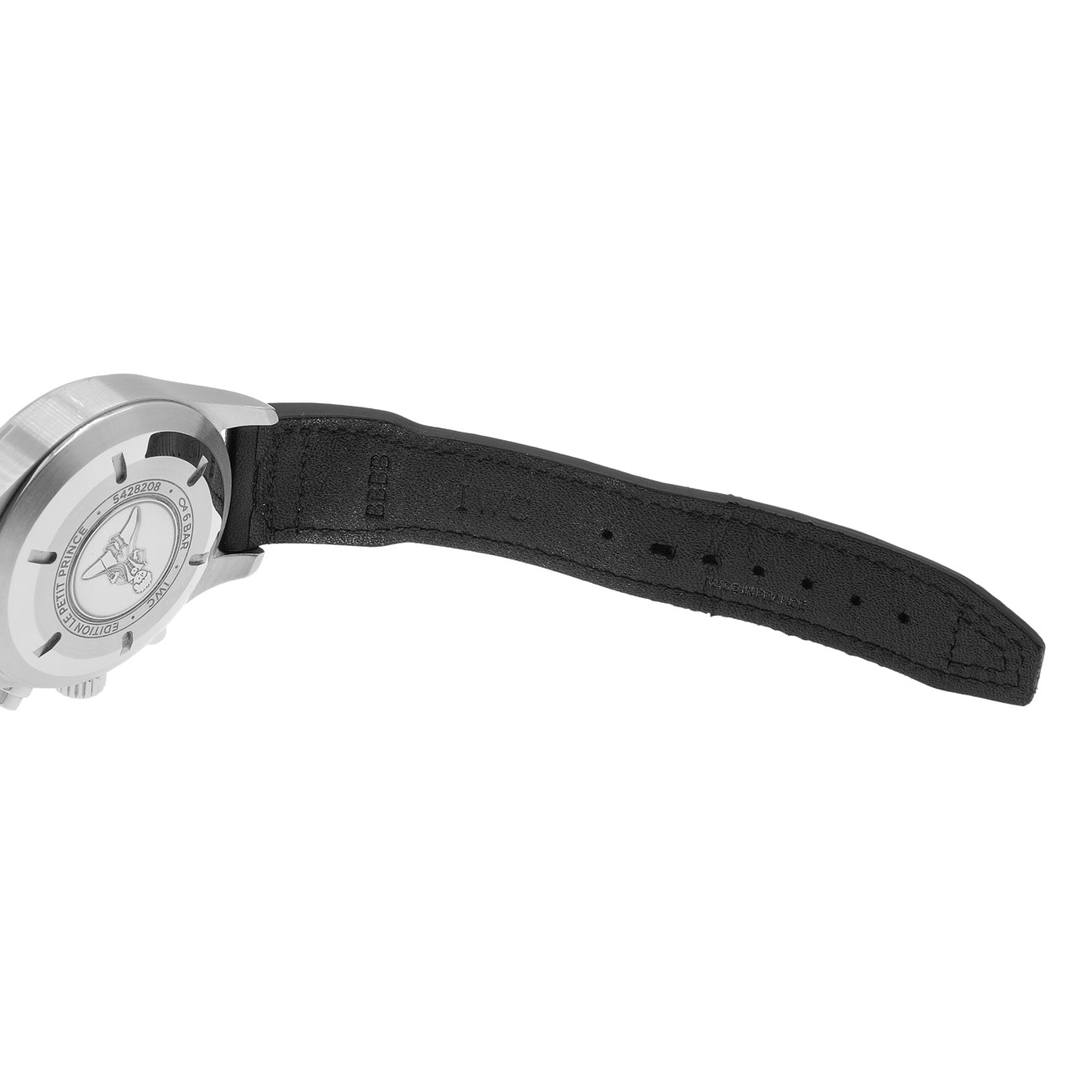 Exclusive IWC Stainless Steel Pilot Chronograph “Le Petit Prince” IW377714 — Detail View