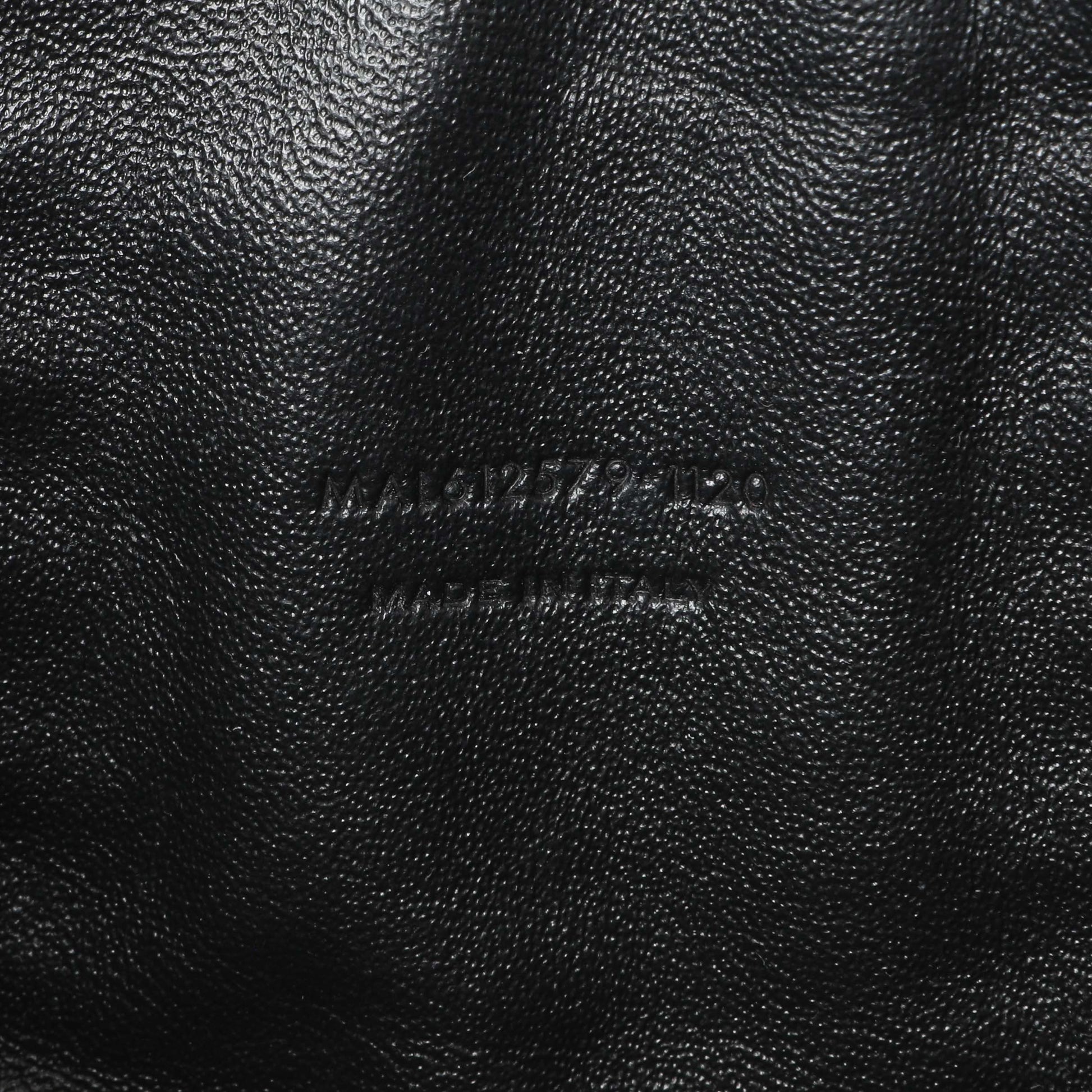 Exclusive Saint Laurent Black Grain De Poudre Matelasse Monogram Mini Lou Camera Bag — Lifestyle View