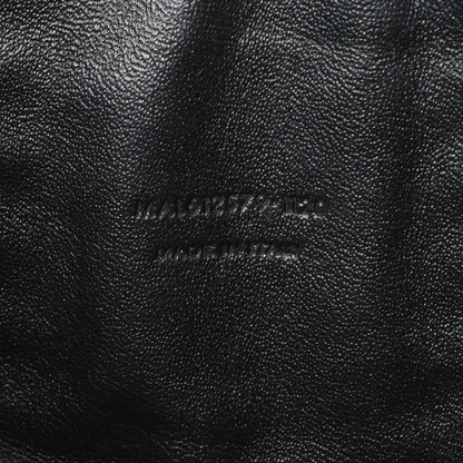 Exclusive Saint Laurent Black Grain De Poudre Matelasse Monogram Mini Lou Camera Bag — Lifestyle View