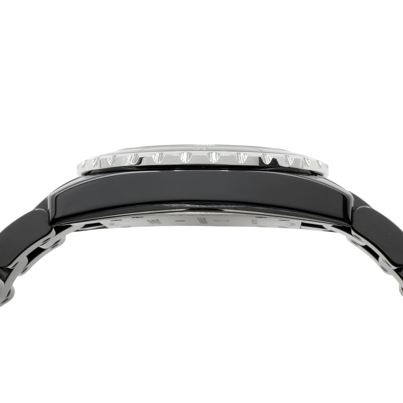 Exclusive Chanel Black Ceramic J12 Mademoiselle Automatic H5242 — Back View